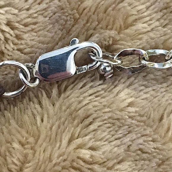 VINTAGE Faceted Tigers Eye Sterling Silver Four Strand Necklace - Picture 8 of 12